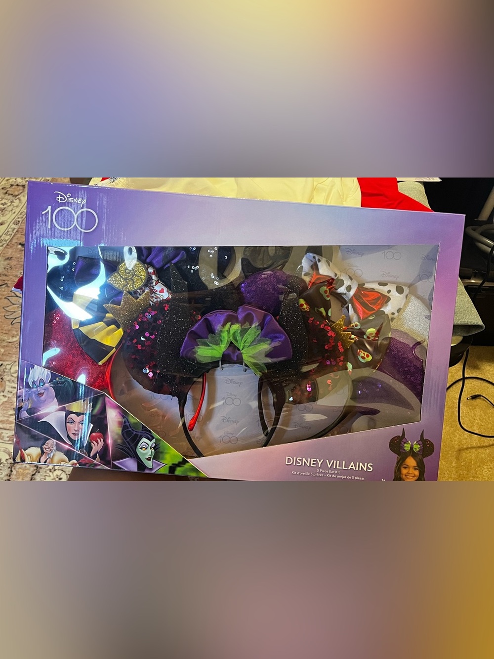 Disney Villains 5 Piece Ear Kit